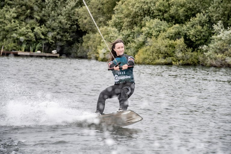 Charlotte Millward at the 2022 Malibu Boats UK Wakeboard And Wakesurf Nationals